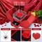 Preserved Red Real Rose Necklace 'I Love You' in 100 Languages